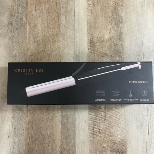 Kristin Ess Ceramic Curling Iron - 1" - Rose Gold (6922789421239)